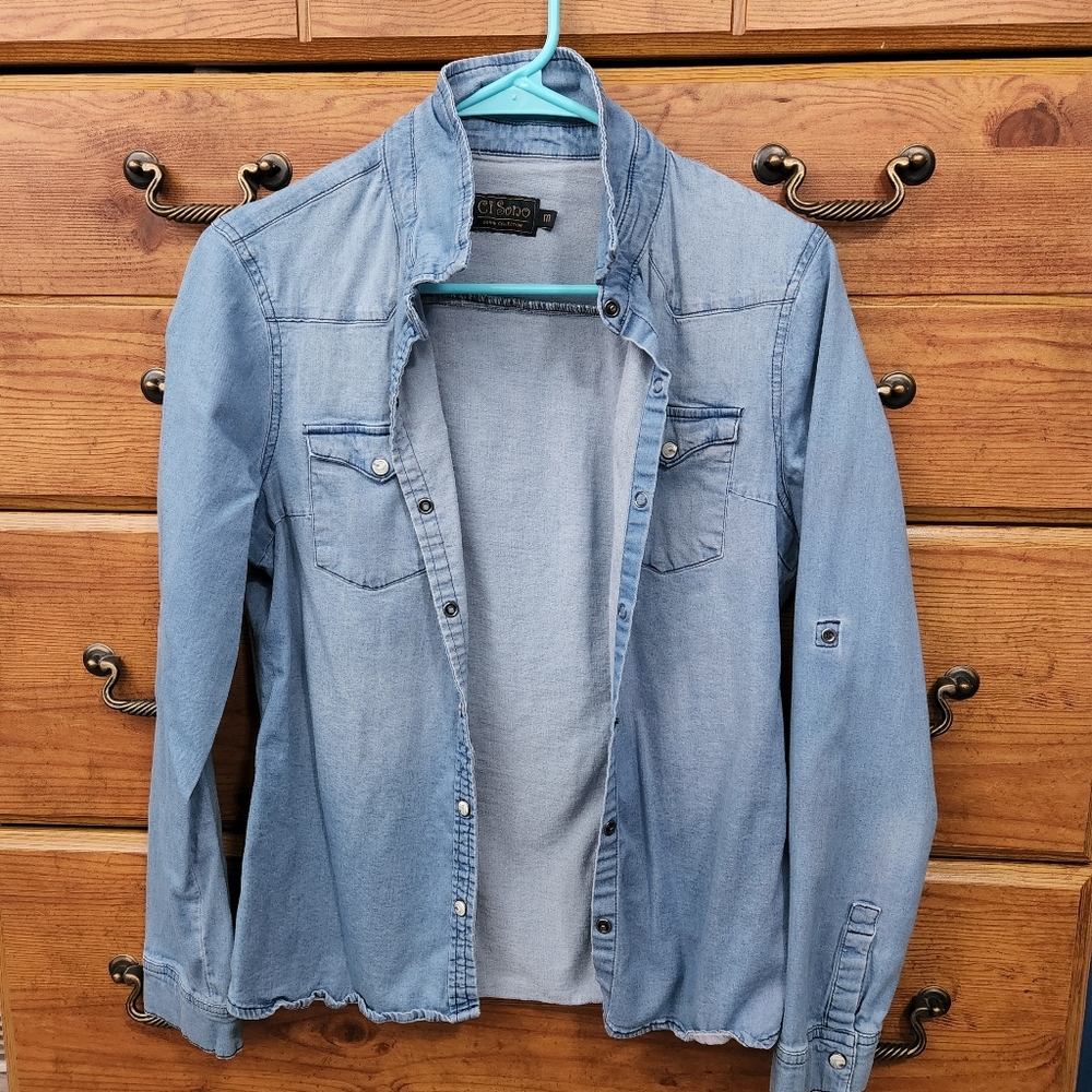 Denim Button Up